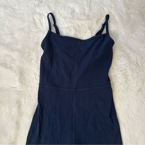 Aritzia Wilfred Free divinity romper in navy blue - Picture 3 of 10